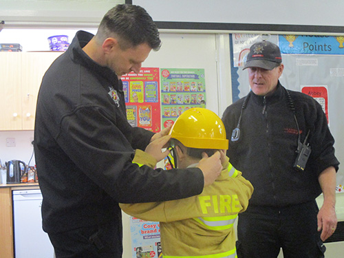 A visit from Bedfordshire Fire and Rescue Service