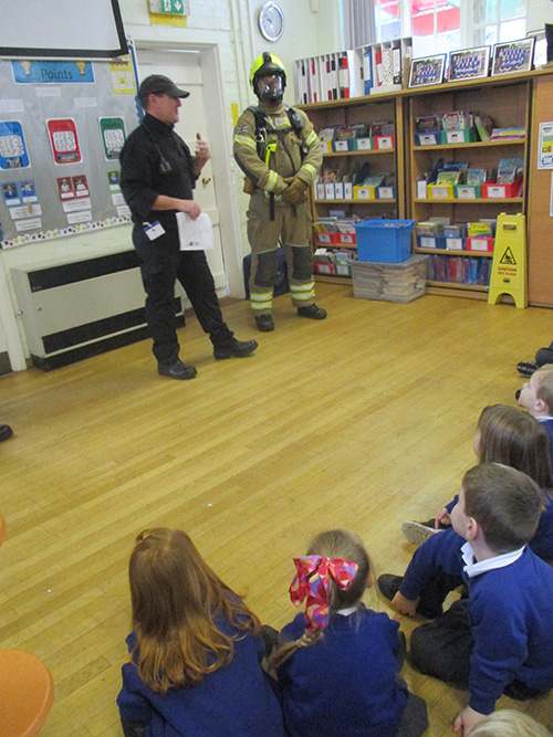 A visit from Bedfordshire Fire and Rescue Service